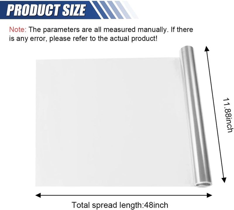 ZIMISI 11.88×48 Inches Car Headlight Tint Film, Self Adhesive Vinyl Wrap Protector Film, Cuttable Car Tint Sticker, Auto Modification Cover for Headlight, Taillight, Fog & Brake Light (Clear) - Image 2